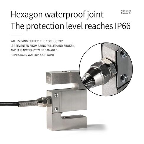 S Type Load Cell Sensor 5KG-100KG HX711 AD Module Weight Electronic Scale 200KG 300KG 500KG 1T 2T 3T 1Pcs(Range 0-1T) in Kuwait