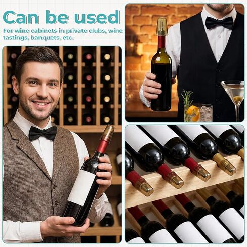 40 Pieces Liquor Bottle Covers, Pour Spout Covers Universal Pour Dispenser Bar Dust Translucent Rubber Spout Covers Liquor Bottle Toppers for Bar Home Kitchen Tools Supplies (Brown) in Kuwait