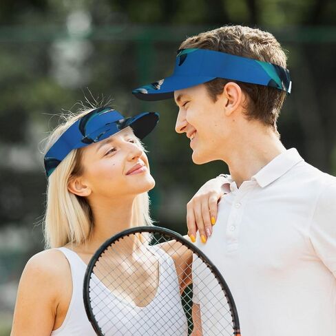 Funny Animal Dolphin Print Sports Sun Visor Hats Adjustable Running Golf Tennis Sun Cap for Women Men Black in Saudi Arabia