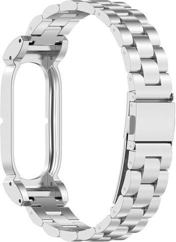 Stainless Steel Strap for Google Fitbit Air Band | Replacement Arm Bands | Breathable Anti-Sweat Bracelet Straps | Adjustable Arm Band Bracelet Correa for Google Fitbit Air Screenless Fitness Tracker in Saudi Arabia