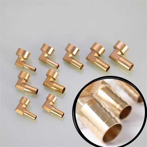 PC PCF PL PLF connector 10mm hose connector hose tail thread 1/8 1/4 3/8 1/2 Brass Pipe Fitting(PLF,10MM BARB_1/2") in Kuwait