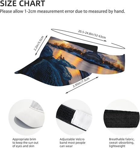 Fishing Net Print Sports Sun Visor Hats Adjustable Running Golf Tennis Sun Cap for Women Men Black in Kuwait