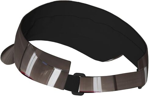 Wine Bottle Glass Print Sports Sun Visor Hats Adjustable Running Golf Tennis Sun Cap for Women Men in Saudi Arabia