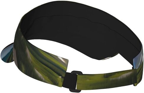 Glacier National Park Print Sports Sun Visor Hats Adjustable Running Golf Tennis Sun Cap for Women Men Black in Saudi Arabia
