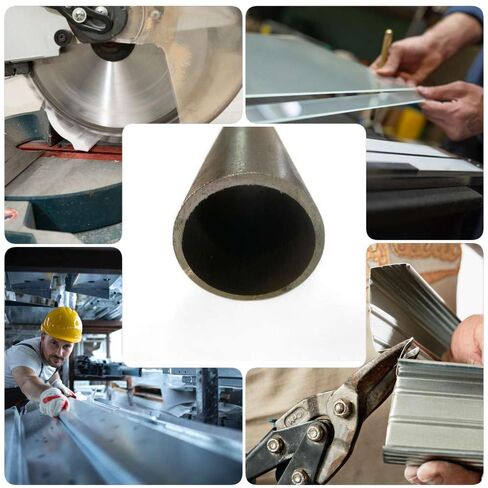 2 inch OD x 1/8 inch Wall DOM Seamless Round Tube x 3 inch Long, Mild Steel Tubing Metal Craft Industrial Precision DIY Metal Custom in Kuwait