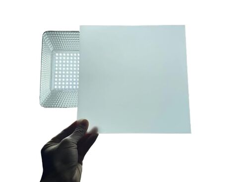 Cosyhat Opal Frosted Cast Milky Double Acrylic PMMA Diffuser Panel Plate for Led Light Cover Thick 1.4MM High Transmitance(100X100MM 5PCS) in Kuwait