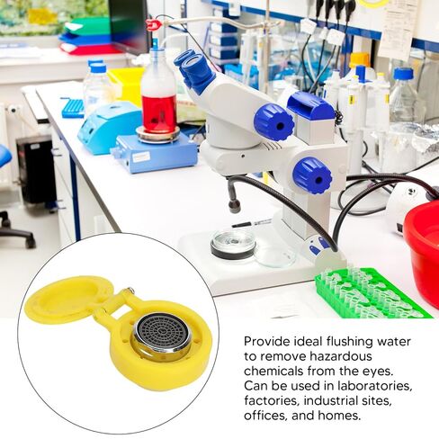 Eye Wash Spray Nozzle, Eyewash Station Spray Head and Faucet Eye Wash Nozzle Replacement for Factory Laboratory Office and Industrial Site Sink Accessory in Kuwait