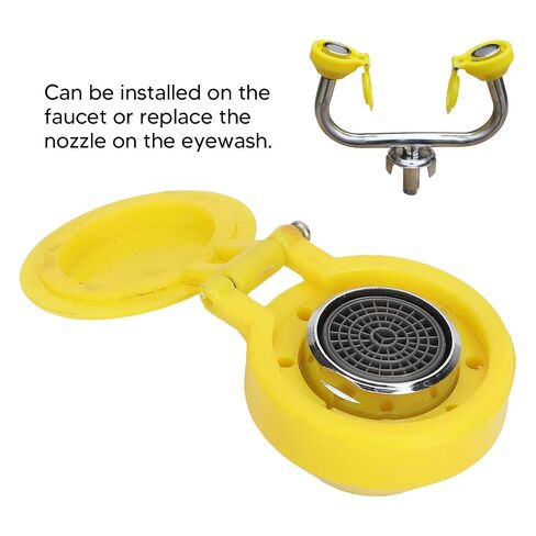 Eye Wash Spray Nozzle, Eyewash Station Spray Head and Faucet Eye Wash Nozzle Replacement for Factory Laboratory Office and Industrial Site Sink Accessory in Kuwait