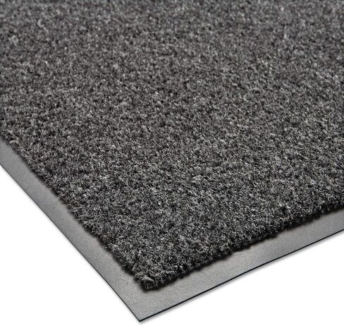 Crown Mats Rely-on Olefin Wiper Mat - Floor, Indoor - 60 Length X 36 Width X 0.38 Thickness Overall - Olefin, Vinyl - Charcoal in Kuwait