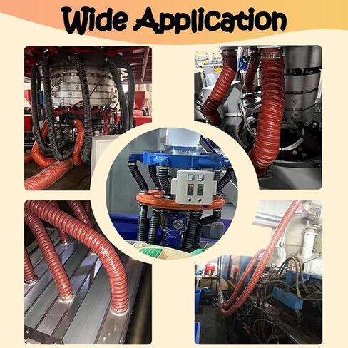 6.5 to 13ft Flexible Silicone Rubber Automotive Duct Hose with Steel Wire Reinforcement - High Heat Resistance,1pcs(L2mx406mm) in Kuwait