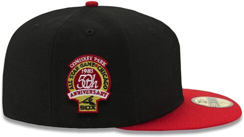 قبعة شيكاغو وايت سوكس 59FIFTY Cooperstown 1983 All-Star Game Gold Patch من New Era، قبعة مناسبة in Kuwait