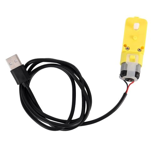 قطعتان من محركات التروس LA001، DC5V 59RPM علبة تروس تخفيض عمود واحد لمشاريع الروبوتات الذكية DIY ملحقات الطابعة ثلاثية الأبعاد، سهلة التركيب in Kuwait