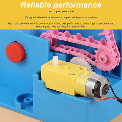 قطعتان من محركات التروس LA001، DC5V 59RPM علبة تروس تخفيض عمود واحد لمشاريع الروبوتات الذكية DIY ملحقات الطابعة ثلاثية الأبعاد، سهلة التركيب in Kuwait