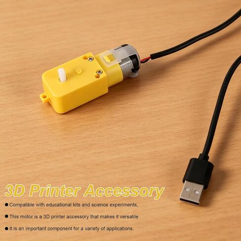 قطعتان من محركات التروس LA001، DC5V 59RPM علبة تروس تخفيض عمود واحد لمشاريع الروبوتات الذكية DIY ملحقات الطابعة ثلاثية الأبعاد، سهلة التركيب in Kuwait