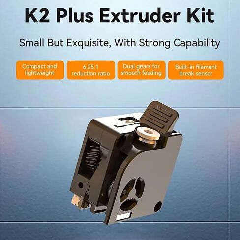 مجموعة Creality K2 Plus Extruder Kit، ترقية المحرك المباشر ثنائي التروس مع مستشعر كسر الفتيل، نسبة عالية 6.25:1، متوافقة مع طابعة K2 Plus، K2، K2 Pro ثلاثية الأبعاد in Saudi Arabia
