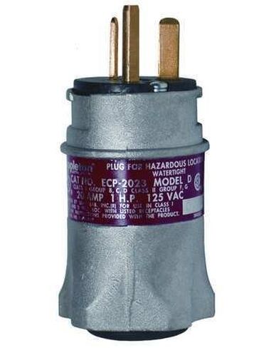 ECP-2023 Plug 20A 2P 3W Alum NEMA 3 3R Explosion Proof Hazardous in Kuwait