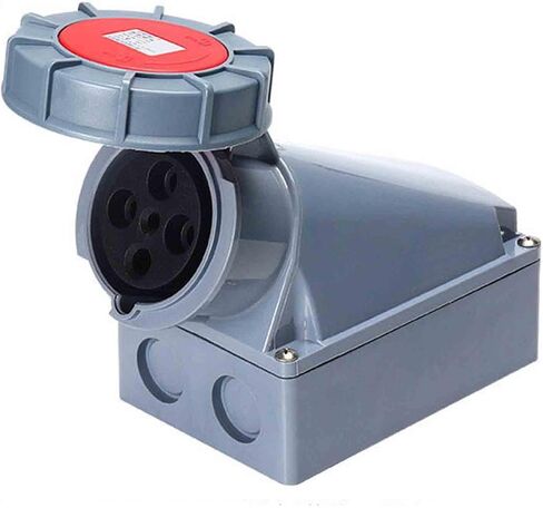 IEC60309 التوصيل والمقبس الصناعي المقاوم للماء 4Pin 125A 380V-415V 3P + E مثبطات اللهب IP67 in Kuwait