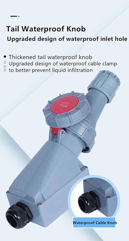 IEC60309 التوصيل والمقبس الصناعي المقاوم للماء 4Pin 125A 380V-415V 3P + E مثبطات اللهب IP67 in Kuwait