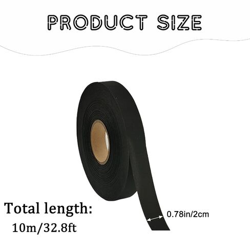 32.8FT x 0.79 Inch TPU Seam Sealing Tape, Waterproof Hot Melt Seam Sealing Tape Heat Applied Tape for Tents, Outdoor Gear, and Rain Clothing, Black in Kuwait