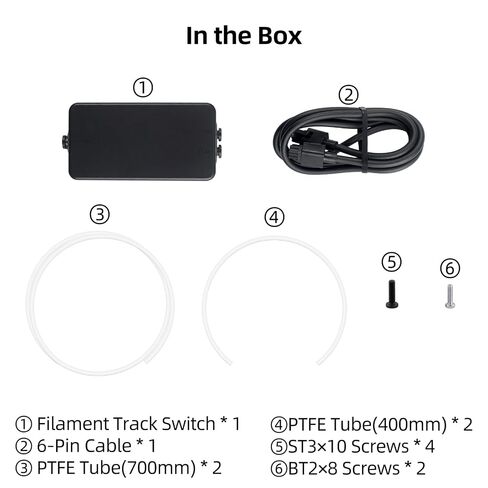 Filament Track Switch Compatible with BambuLab X2D: Eliminate Manual Filaments Re-Grouping Smart Multi-Color Routing Adapter Not for Connecting External Spool 3D Printer Accessories in Kuwait