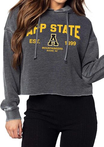 chicka-d Women's Campus Crop Top Hoodie in Kuwait