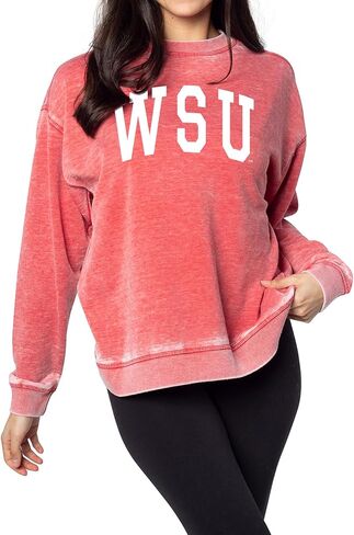 chicka-d Women's Standard Campus Crew Sweatshirt in Kuwait