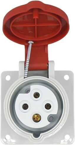 IP44 Waterproof 32A Industrial Plug Socket 4-core Exposed and Concealed Aviation JH324J in Kuwait