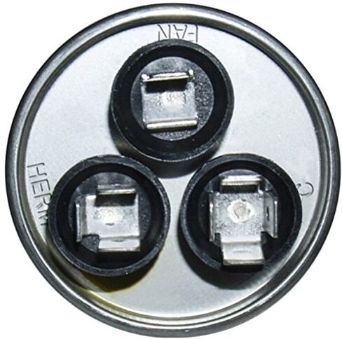 80 + 10 x 370/440 VAC Round Dual Run Capacitor by # 12821 in Saudi Arabia