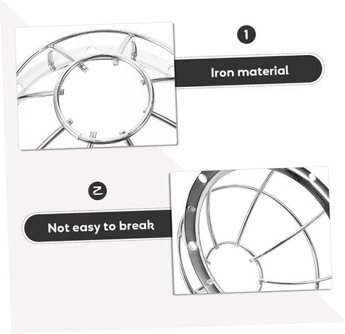 UKCOCO 3pcs Detector Bracket Alarm Accessory Sturdy Cover Home Safety Long-Lasting in Kuwait