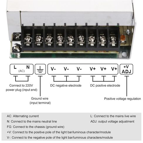 Switching Power Lighting AC160V 260V to DC24V 10A LED Drive Electric Flow Adapter for CNC Router Engraving Machines in Kuwait