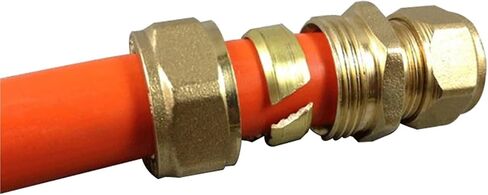 H58 نحاس DN15 DN20 أنثى BSPP موضوع الكوع Pex 1216/1418/2025 تركيبات أنابيب الألومنيوم لتدفئة الأرضية (نحاس، 125 * 90 مم) in Kuwait