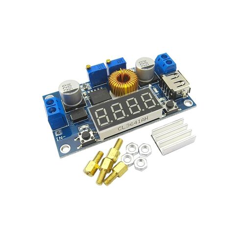 DC-DC 5A XL4015 الرقمية LED محرك شاحن بطارية الليثيوم وحدة CC/CV USB تنحى محول فرق الجهد مع الفولتميتر مقياس التيار الكهربائي in Kuwait