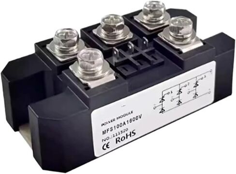 MFS100A-16 MFS20A 30A 40A50A 60A100A150A 200A 300A 400A 500A 1600V ثلاث مراحل وحدة جسر المعدل نصف التحكم (MFS300A-1600V) in Kuwait