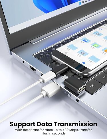 10 Pack USB C to Micro USB Adapter&USB to Micro USB Adapter | Data Transfer,Charging,Black in Kuwait