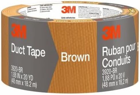 Scotch 1020-BRN-A Durable Duct Tape, 20-Yards, Brown, 12 Per Case in Kuwait