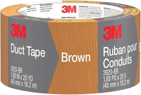 Scotch 1020-BRN-A Durable Duct Tape, 20-Yards, Brown, 12 Per Case in Kuwait