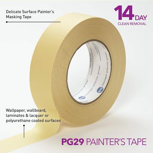 شريط لاصق للأسطح الحساسة IPG PG29، 1.88 بوصة × 60 ياردة، (6 عبوات) in Kuwait