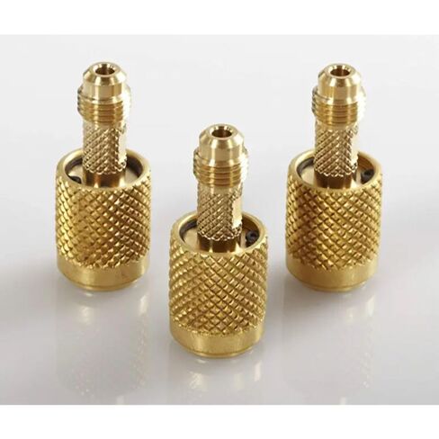 منتجات CPS محول خرطوم توصيل سريع AB3 Micro-Seal، 1/4 بوصة SAE FM QC x 1/4 بوصة SAE M، حزمة من 3 in Kuwait