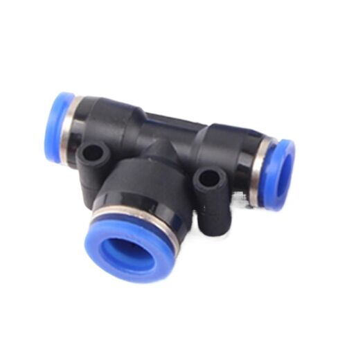 10pcs Quick-Install Fitting PEG6-4 PEG8-6 PEG10-6 PEG10-8 PEG12-8 PEG12-10 Tube-Tube Type Different Diameter Tee(PEG12-10) in Kuwait