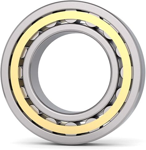 NJ212EM Cylindrical Roller Bearing Single Row Brass Cage Inner Ring with Flange 1Pcs in Kuwait
