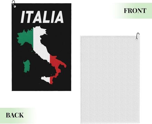 Italia Italian Flag Golf Towel Microfiber Towel Sports Ice Towel Neck Yoga Golf Accessories Gift in Kuwait