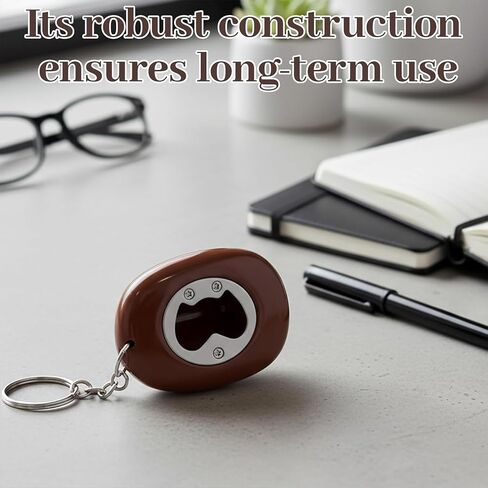 3 PCS Cowboy Hat Bottle Opener Keychain, Essential Tool for Western-Themed Parties and Barbecues, Portable Dual Function Design (Black, White, Brown) in Kuwait