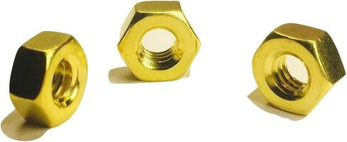 1/2-13 Solid Brass Hex Nut (5-Pack) in Saudi Arabia