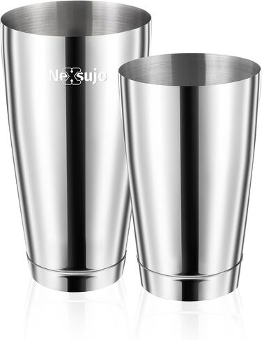 Boston Shaker Set, Professional Cocktail Shaker Set (18oz/28oz) Weighted Stainless Steel Bar Shakers for Bartending, Leakproof Bar Tools for Professional Bartender & Home Bar Mixology in Kuwait