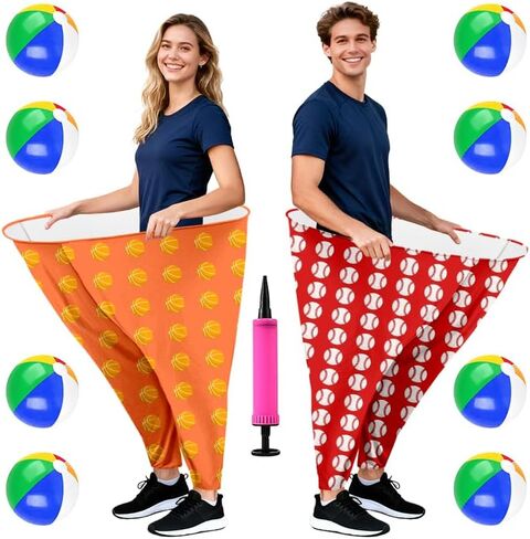 Granny Pants Yard Game Grandma Pants Family Party Outdoor Tossing Games Equipped with Inflatable Balloons and Pump Suitable for Outdoor Indoor Birthdays Family Parties Gatherings in Kuwait