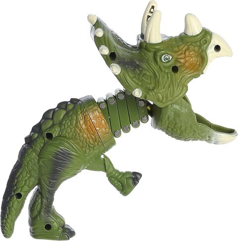 Aurora® Toys Engaging Triceratops Grabber Toy - Endless Fun - Screen-Free Entertainment - Green 7.75 Inches in Kuwait