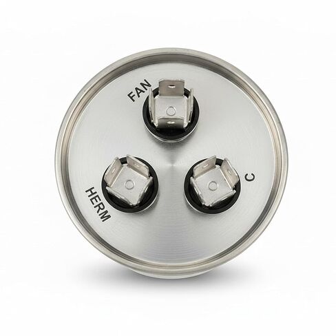 ClimaTek Round Capacitor Replaces Carrier # HC98JA047 | 45/7.5 uf MFD, 370/440 Volt VAC, Dual Run in Kuwait