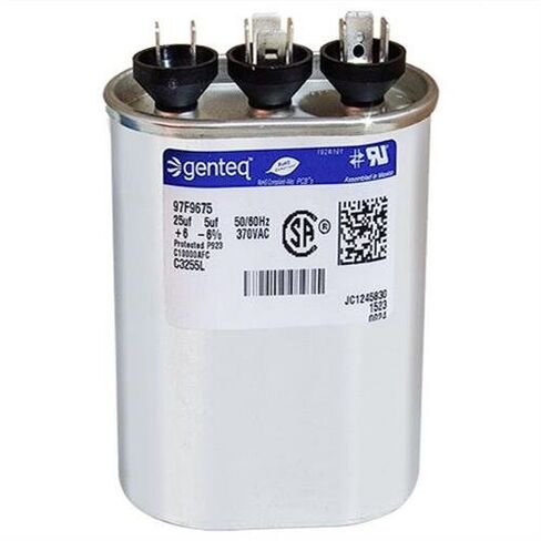 GE Genteq Oval Capacitor 25 5 uf MFD 370 Volt Z97F9675 97F9675 in Kuwait