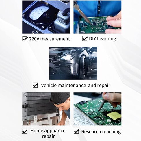 Digital Oscilloscope 2.5MHz 2.4in Display One Button AUTO Waveform Transistor for Home Appliance Maintenance in Kuwait