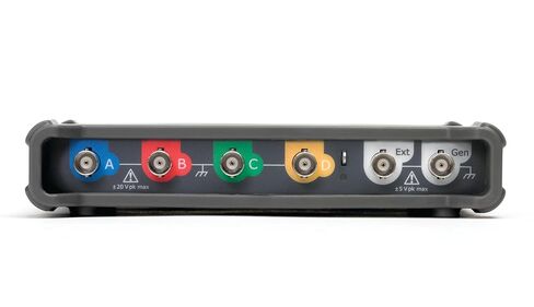 Pico Technology PicoScope 3403D راسم الذبذبات 4 قنوات 50 ميجا هرتز، 64 مللي ثانية، مجموعة مختبر USB محمولة للكمبيوتر الشخصي مع مجسات، برنامج PS7 in Kuwait